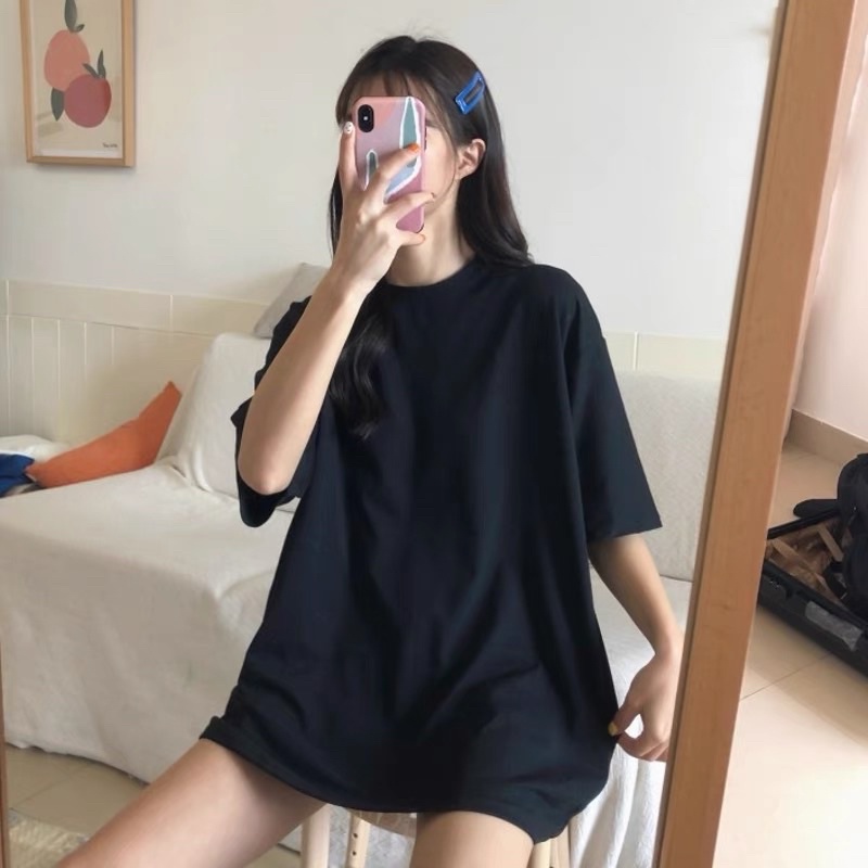 🌿 ÁO THUN TRƠN TAY LỠ 🌿 PULL TRƠN BASIC 🌿