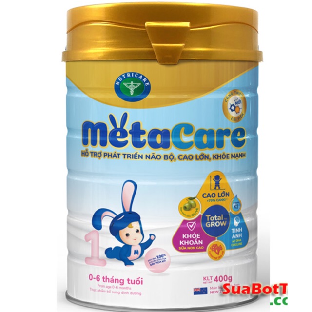 Sữa bột Metacare 1/400g và 1/900g Nutricare