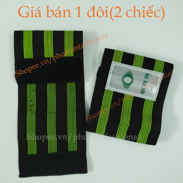 1 đôi băng quần phản quang - Xà cạp bó ống quần phản quang, độ bền cao, thun co giãn, bảo hành 7 ngày