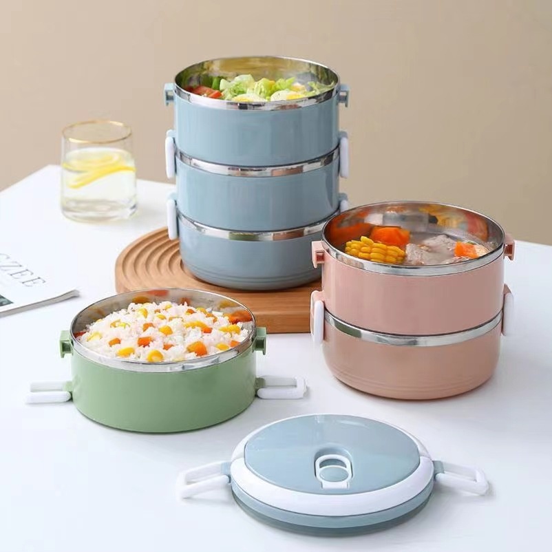 Hộp cơm giữ nhiệt lõi inox 2 TẦNG  / cặp lồng