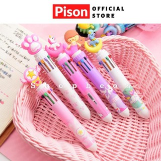 Bút bi 10 ngòi bút hình 3D ngộ nghĩnh