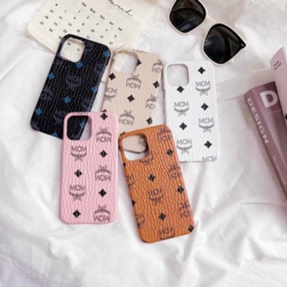 ỐP IPHONE CHỒN CASE MCM VÂN DA