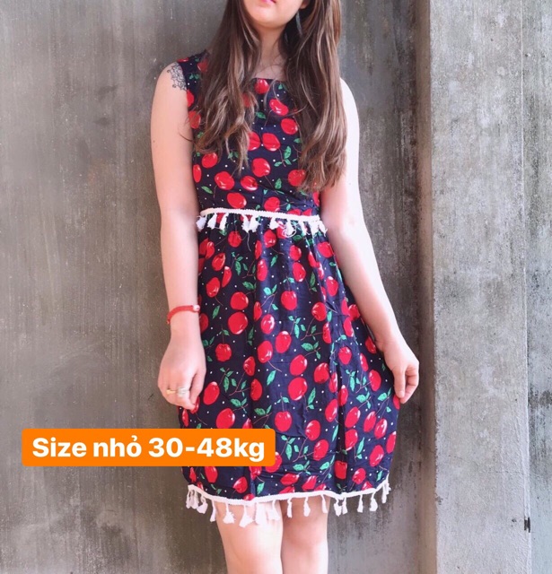 Đầm maxi đi biển. Đầm viền tua vải lanh ko tay | BigBuy360 - bigbuy360.vn