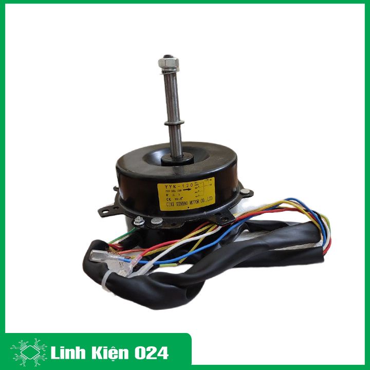 Motor, động cơ quạt hơi nước 220VAC 120W dây đồng trục 12mm