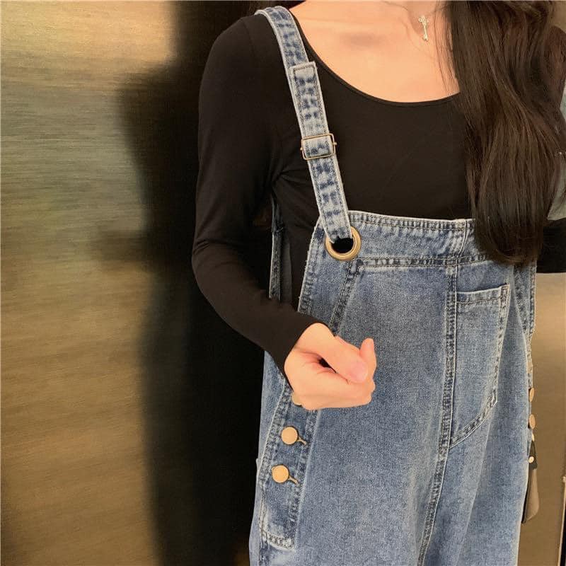 Quần yếm jeans dài 01❤️CHIBEST_YJ01