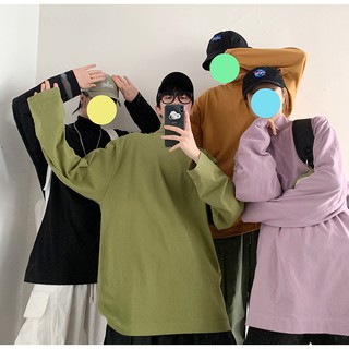 [SIÊU CHẤT] Áo thun cổ lọ nam nữ unisex mặc đôi (Sỉ từ 5sp bất kỳ)