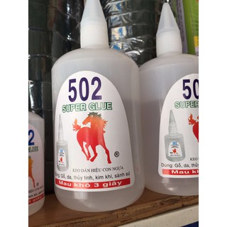 Keo dán 502 nhiều hãng