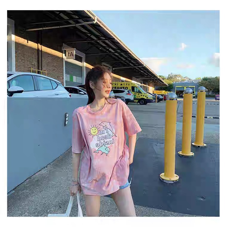 ÁO LOANG CÁ HEO ULZZANG 2 MÀU XANH HỒNG