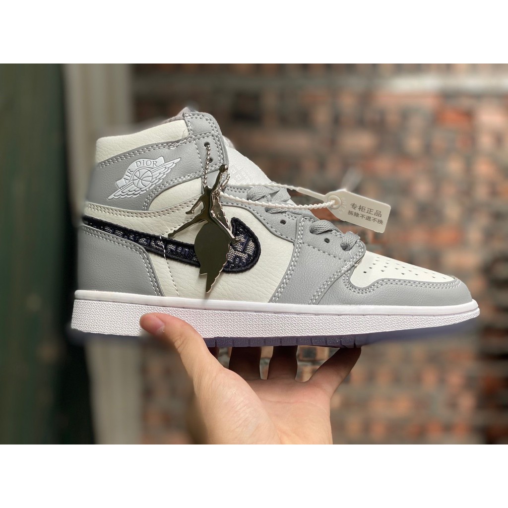(Tặng móc khoá) Giầy Jordan 1 cao cổ Dion cao cấp fullbox | BigBuy360 - bigbuy360.vn