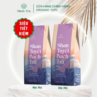 Trà shan tuyết cổ thụ hà giang bạch trà mây combo 2 hộp 35g chè san tuyết trà san tuyết thơm ngon peony white tea 35g