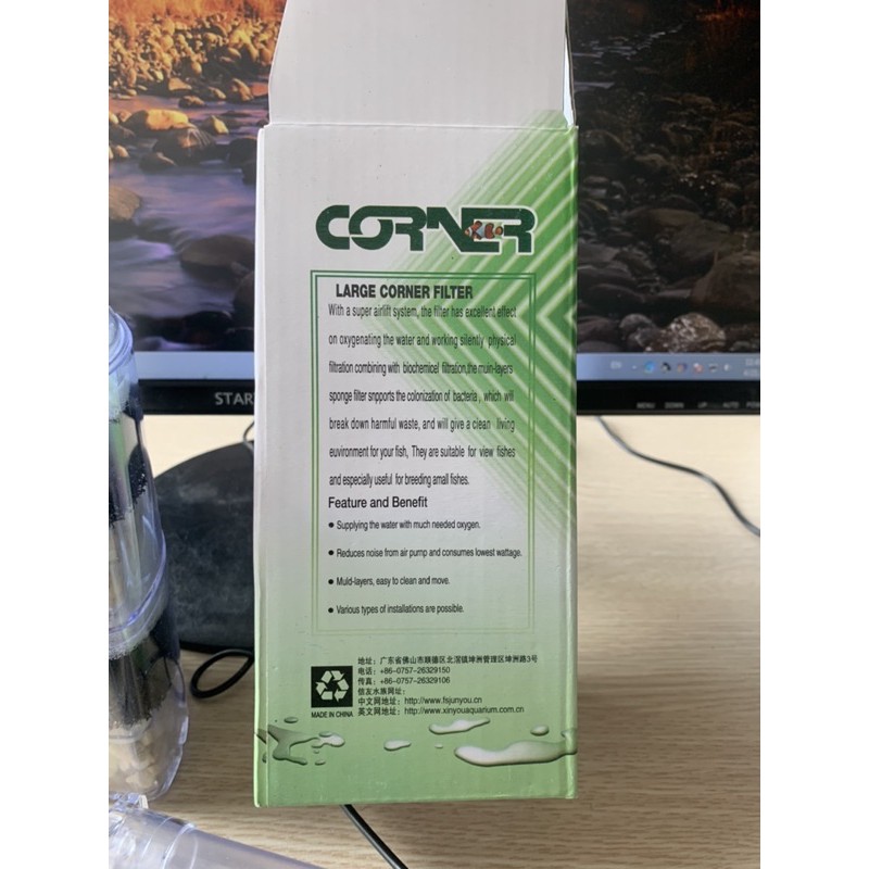 Lọc sủi vi sinh XinYou 2 tầng lọc XY-2010 dùng cho bể cá cảnh