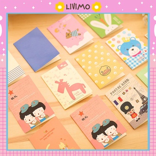 Sổ tay mini cute dễ thương ghi chép bìa mềm LIVIMO ST03