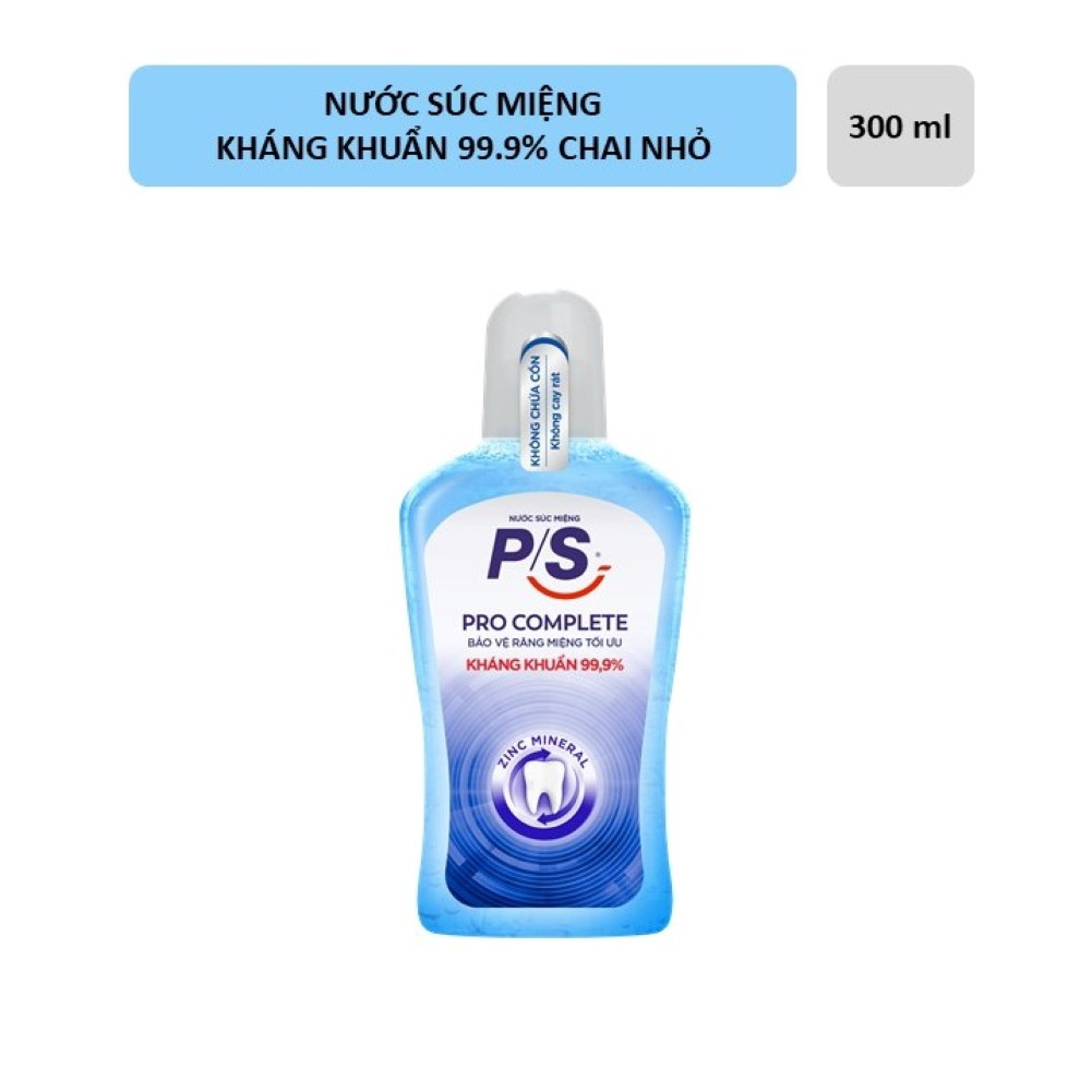 [HB GIFT] Nước súc miệng kháng khuẩn P/S 300ml