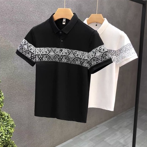 Áo thun nam có cổ MURADFASHION, Áo thun polo nam đẹp, cao cấp chất cotton MRT07