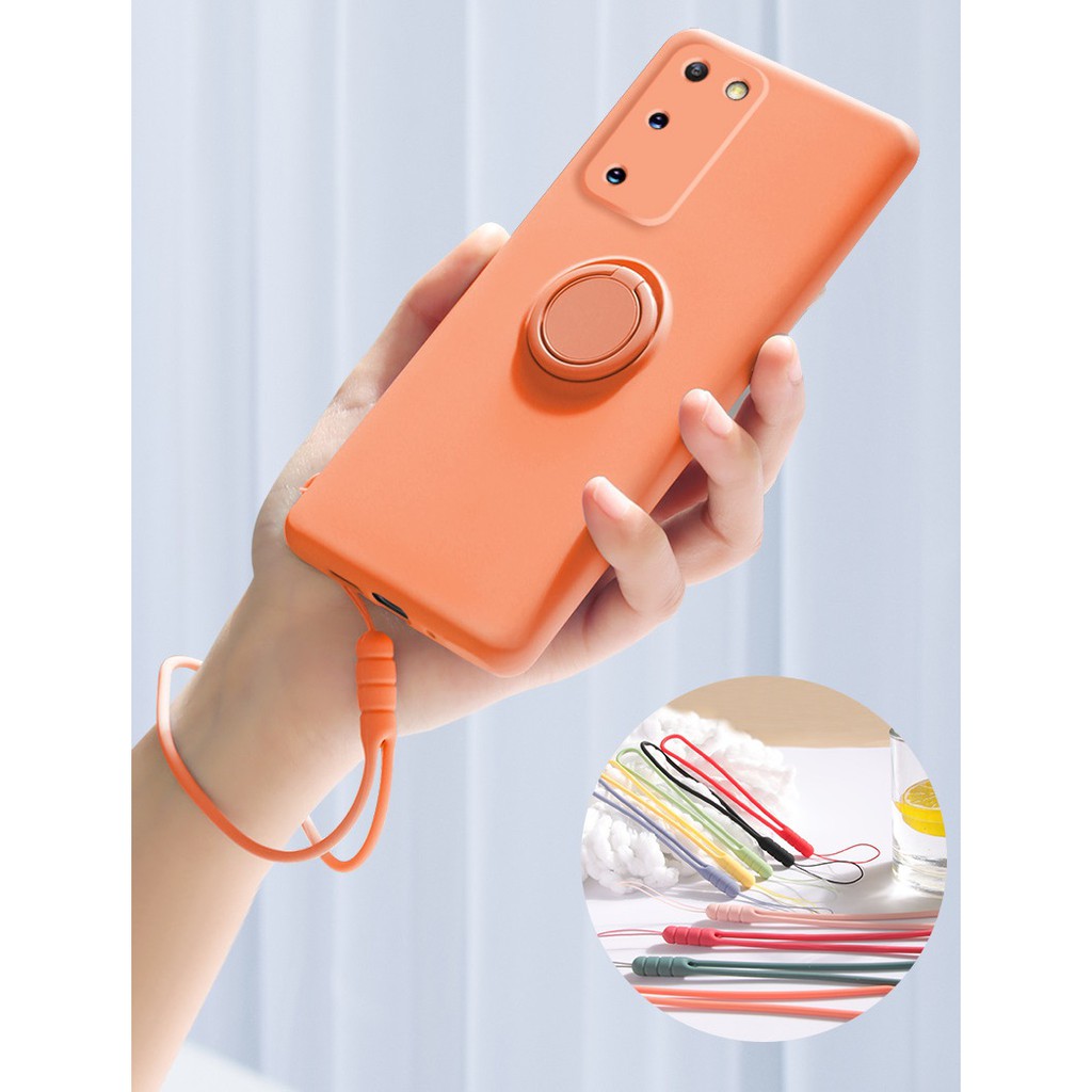 Ốp Lưng  Samsung Galaxy S20 Ultra / S20 plus / Note 10 Plus / Note 10 / Note 9 / S10 Plus Dẻo Iring Có Lót Nhung