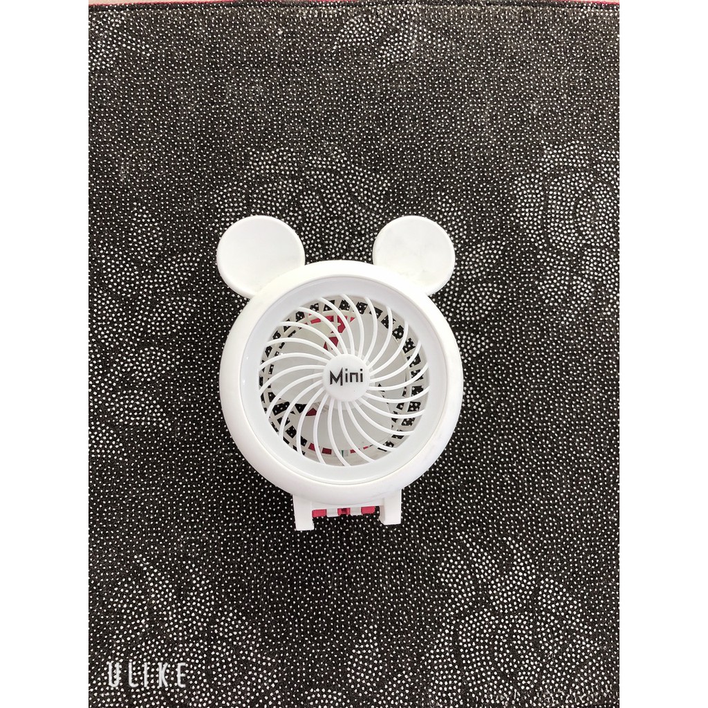 PVN32176 Quạt mini cầm tay mickey có đèn led T2 .