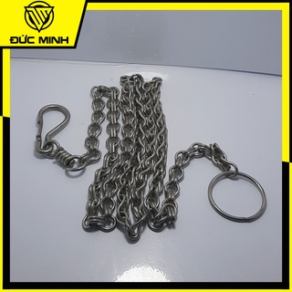 Xích Chó INOX Không Gỉ Có Chống Xoắn Có Thể Dùng Xích Mèo Hoặc Làm Dây Dắt Chó Đi Dạo
