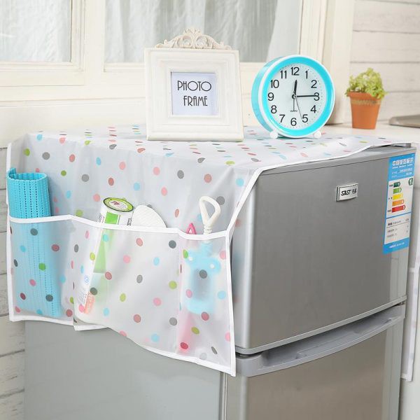 [NGẪU NHIÊN] Tấm phủ tủ lạnh đa năng chống thấm bền đẹp trang trí nhà có ngăn để đồ 1167 Korea Store88