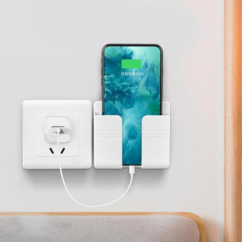 Kệ Đỡ Điện Thoại, Remote Dán Tường - Giá Đỡ Treo Tường Đựng Điện Thoại