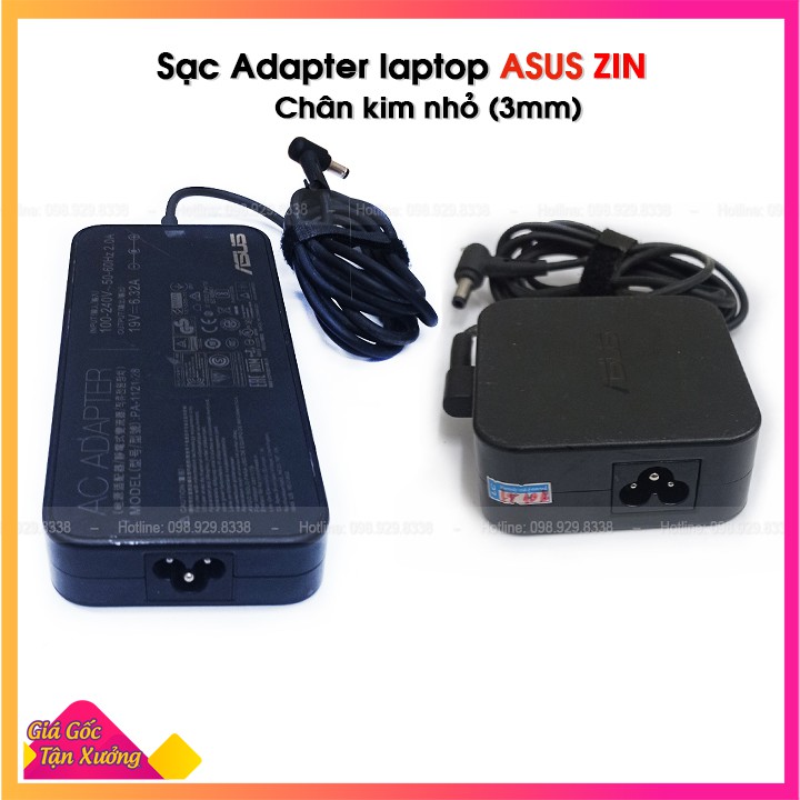 Dây Sạc Laptop ASUS Zin -  Adapter ASUS Zin 65W (19V - 3,42A), 35W, 45W, 120W