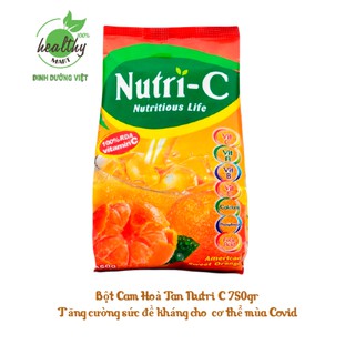 Bột Cam Hòa Tan Nutri-C -  Nhập Khẩu Indonesia 750g, Nhiều Vitamin-C Giúp Tăng Sức Đề Kháng