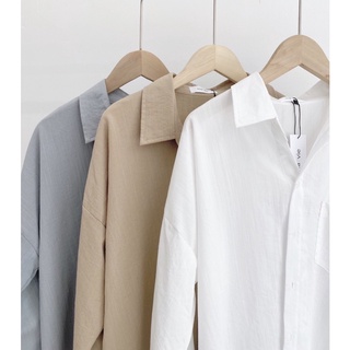 Áo sơ mi đũi nữ Basic Shirt Ma Vie