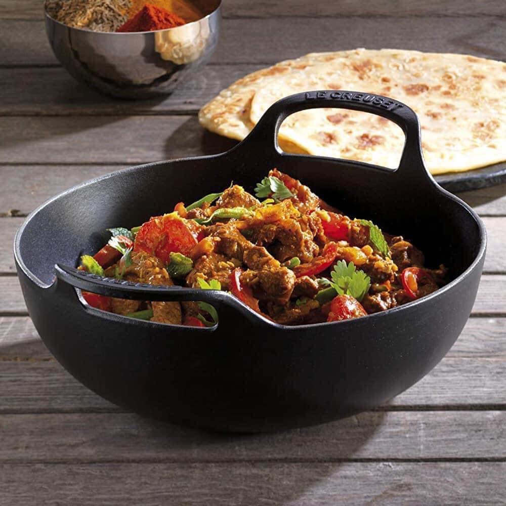 CHẢO GANG LE CREUSET BALTI MÀU ĐEN 24CM