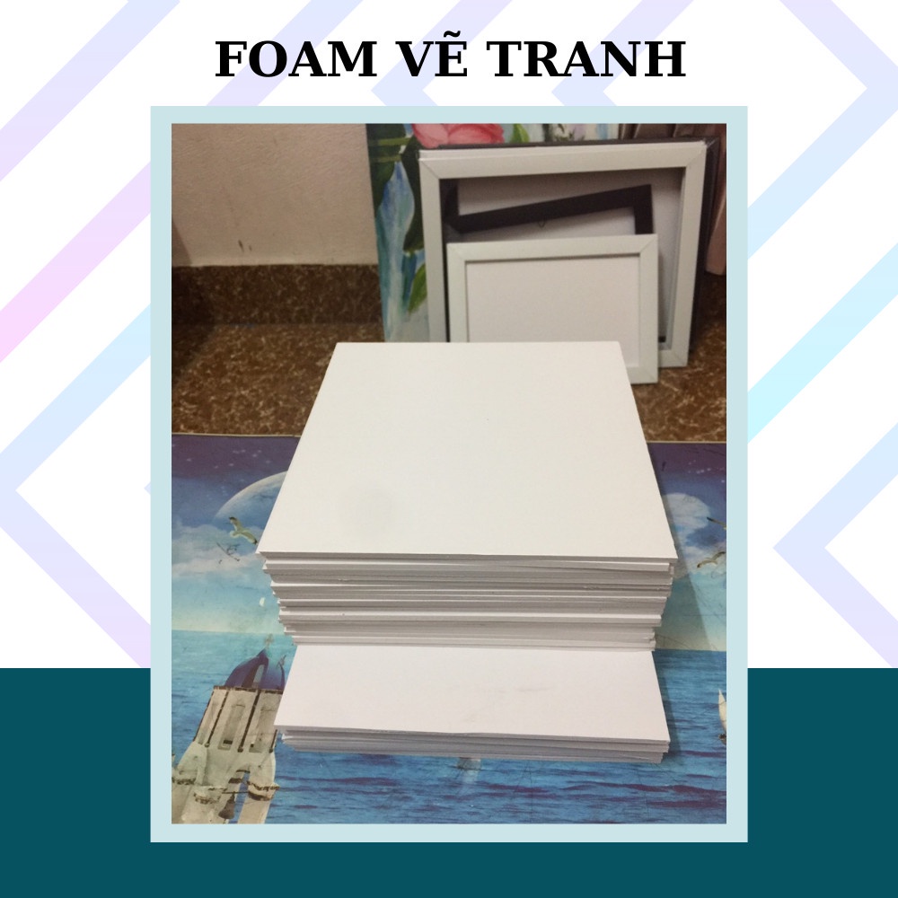 Foam 30.30  dùng vẽ tranh, gắn đá sỏi