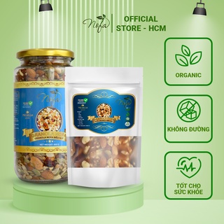 Granola Siêu Hạt Nofa Cho Người Ăn Kiêng Giảm Cân 500g, Đồ Ăn Vặt Healthy