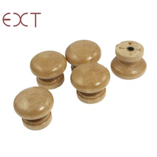 5pcs Wood Cabinet Closet Drawer Door Pulls Knobs Handles