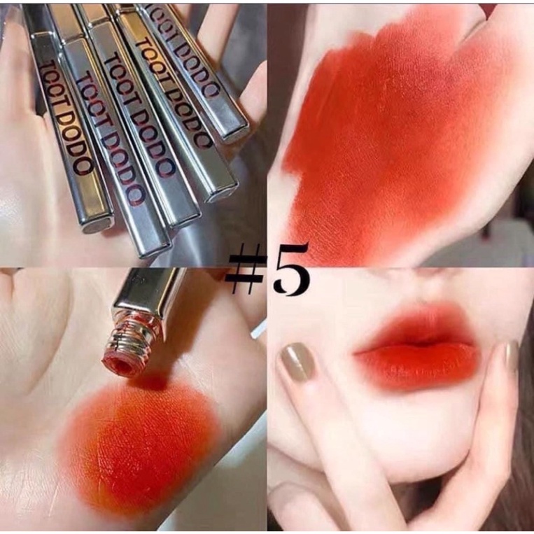 Son kem lỳ Tood todo Chống Thấm Nước Vỏ Màu Bạc