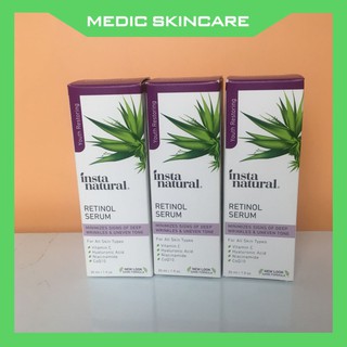 [Mẫu Mới] InstaNatural - Retinol serum - Tinh chất chống lão hóa sáng da toàn diện Instanatural Serum Retinol