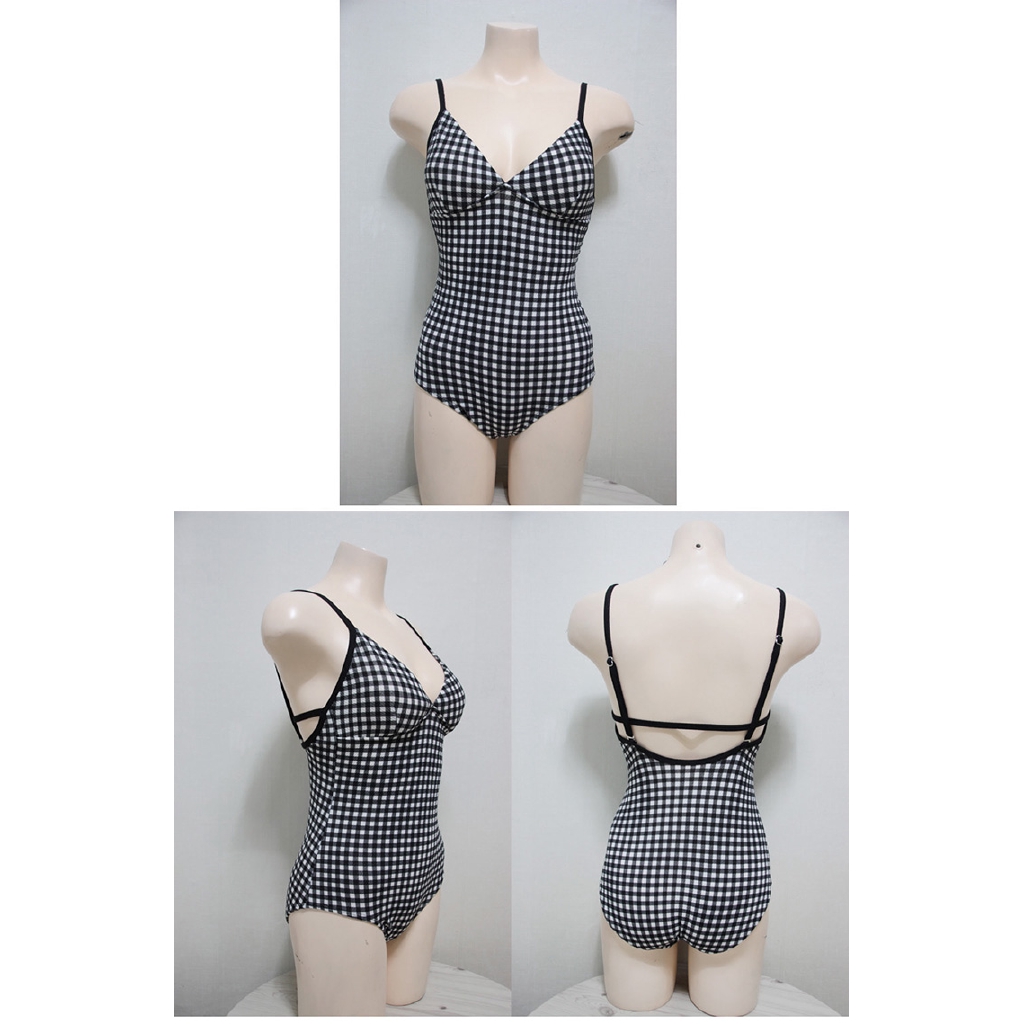 Đồ bơi nữ gợi cảm bikini Xiêm ba điểm Backless tụ tập áo tắm kẻ sọc dễ thương | BigBuy360 - bigbuy360.vn
