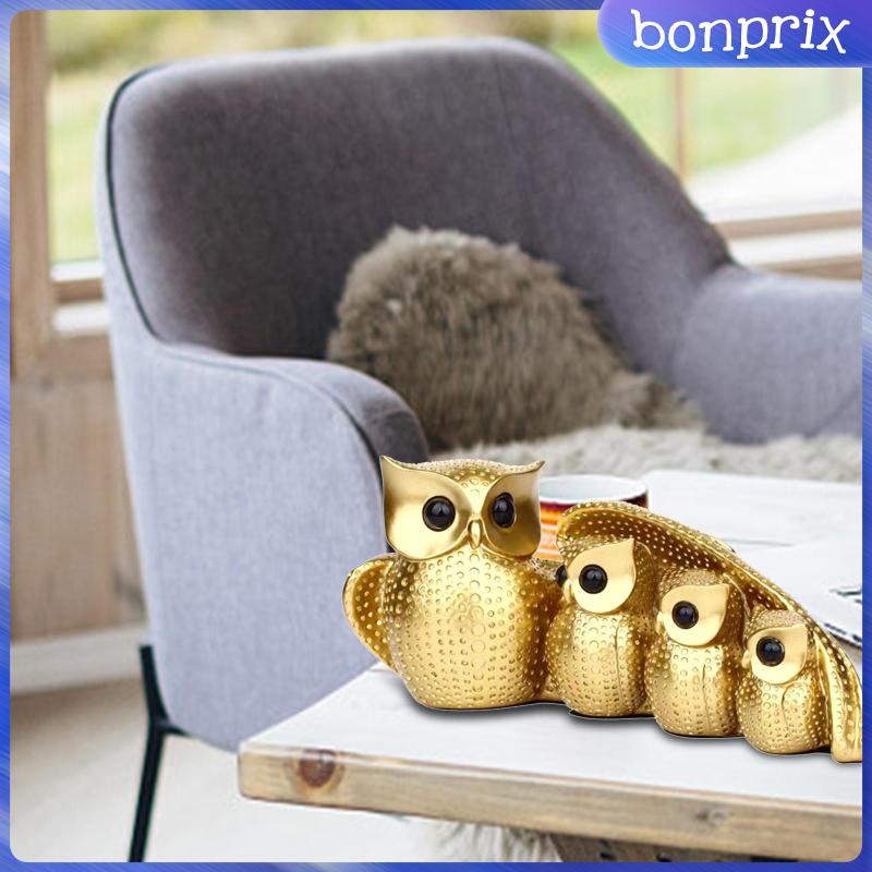 Mô Hình Chim Cú Bằng Nhựa Resin Trang Trí Nhà Cửa / Văn Phòng