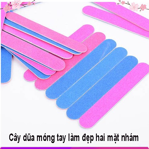 Combo 3 Dũa Móng Tay Làm Đẹp Xinh Xắn Hai Mặt Nhám