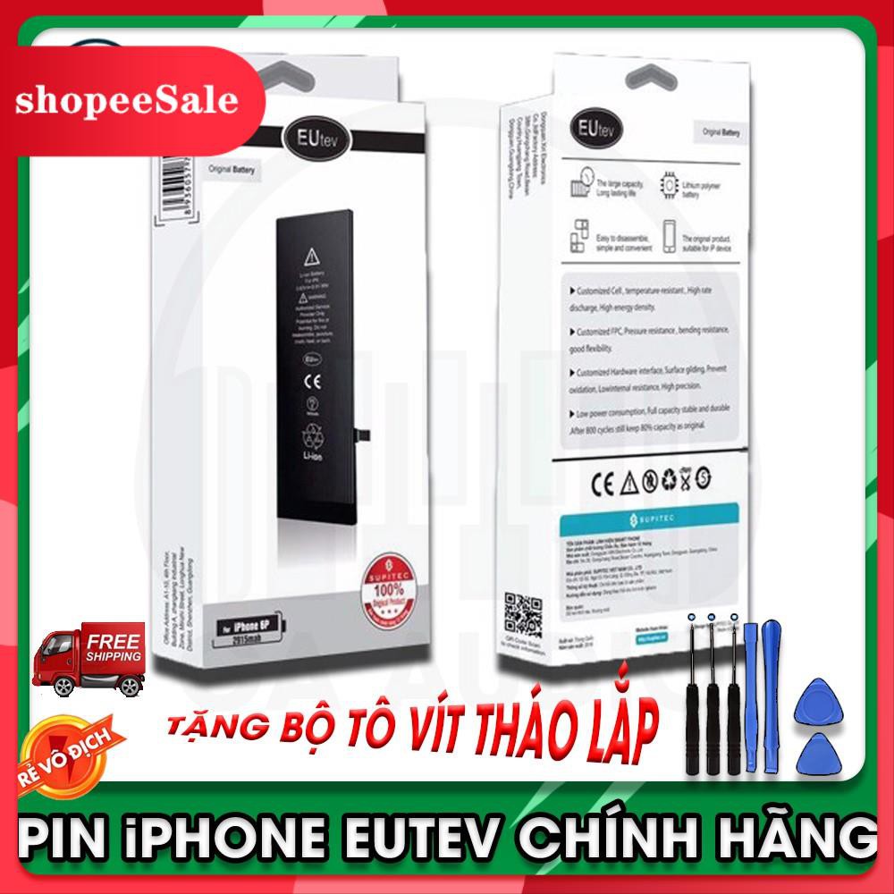 Pin iPhone EUTev chính hãng (xuất khẩu EU),dành cho iphone4,4s,5,5s,6,6s,6plus,6splus,7,7plus,8,8plus,iphon