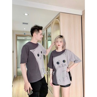 Áo Đôi - Phông Mèo 12061