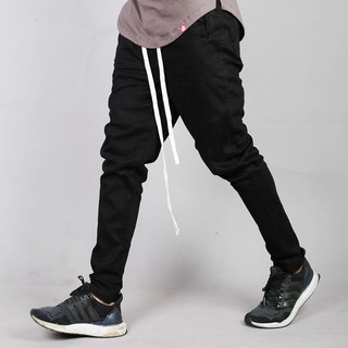 Quần Jogger Kaki Nam Cao Cấp, Co Giãn Tốt, Dày Dặn, Đáy Rộng (Thụng) Phóng Khoáng, Trơn Không Zip Chân T2