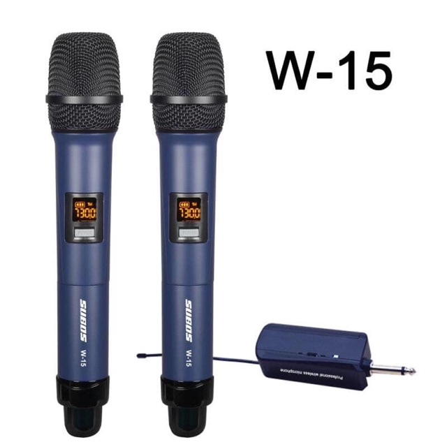 Cặp micro karaoke không dây Shengfu W15 giá tốt nhất