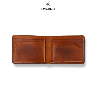 [Ví handmade] Ví nam cao cấp da Veg chính hãng Lavatino [Wallet Rainbow - WB14]