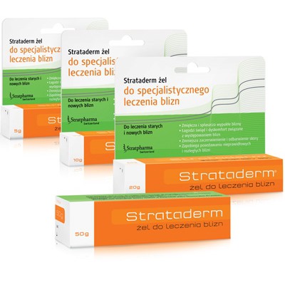 Strataderm 5g 10g 20g silicone gel chăm sóc sẹo của chuyên gia Thụy Sĩ