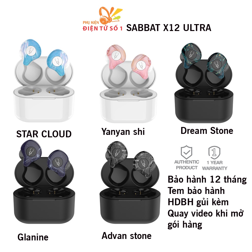 Sabbat X12 Ultra /X12pro tai nghe bluetooth chính hãng sabbat bảo hành 12 tháng, hàng mới nguyên seris