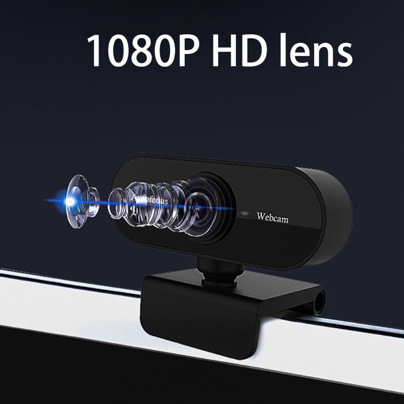 Camera Usb Hd 1080p Kèm Micro Hỗ Trợ Giảng Dạy / Phát Sóng Trực Tuyến