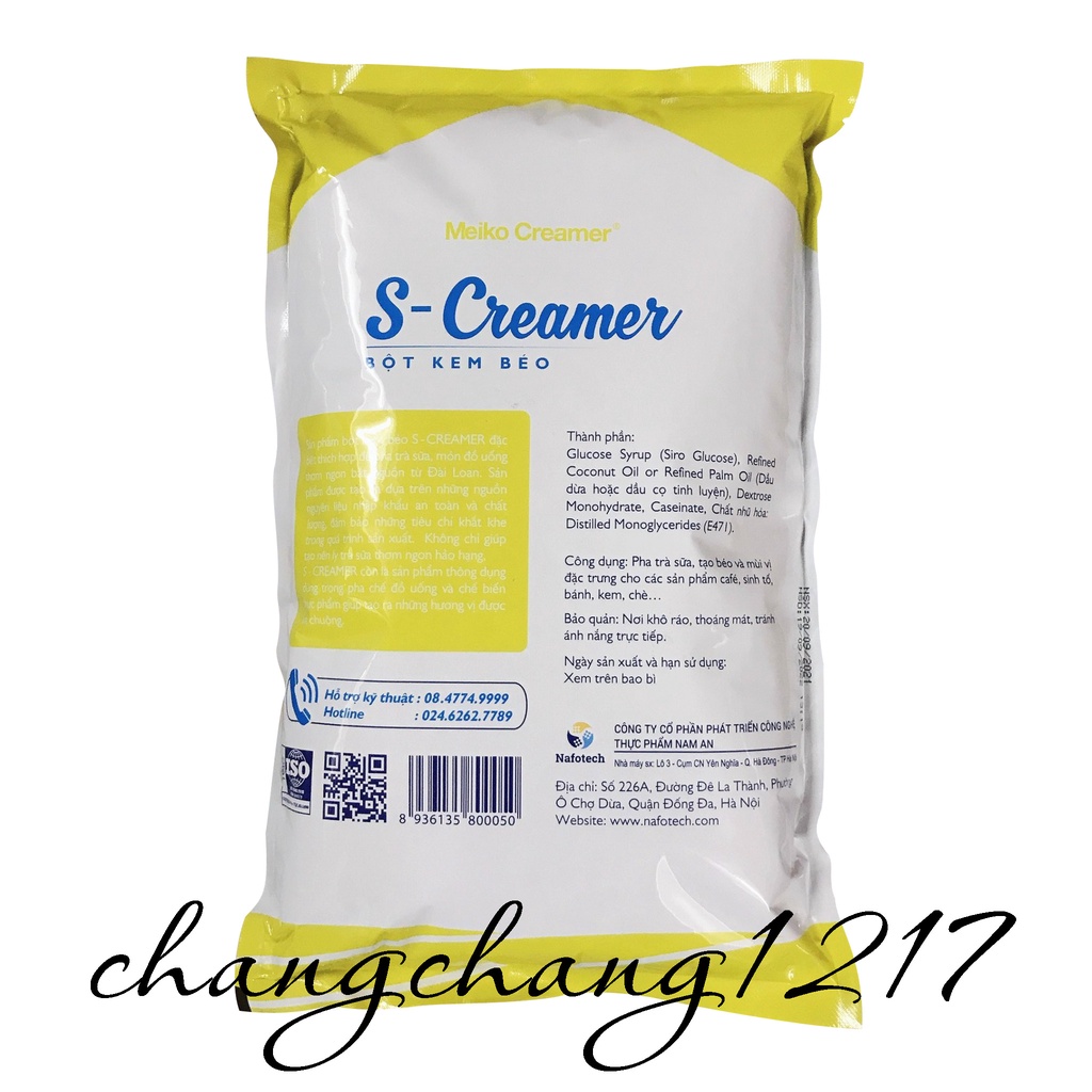 Bột Kem Béo Pha Trà Sữa Đài Loan S-Creamer Screamer Gói 1kg