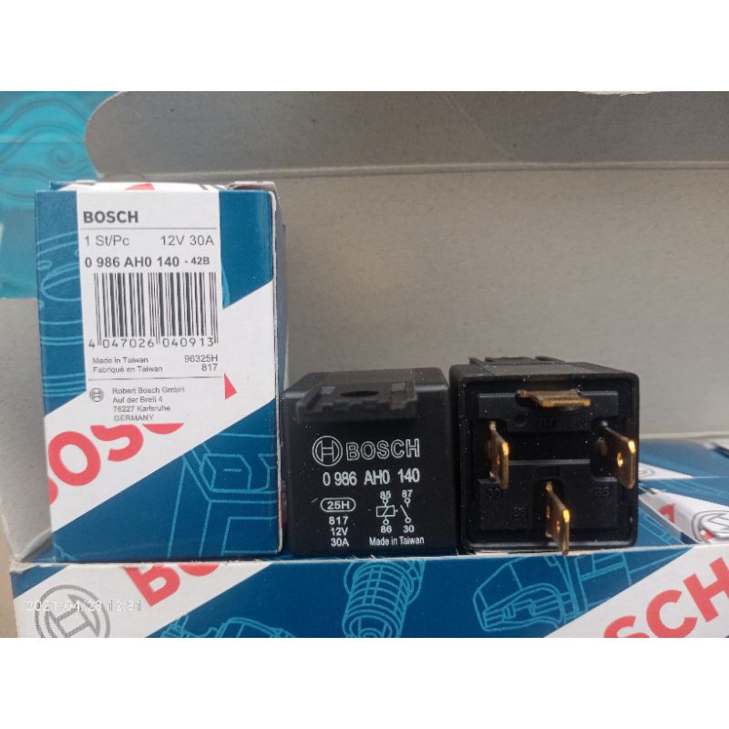 ☒♣❣Rơ Le Còi Xe Máy / Ô Tô Bosch 12v 4 Chất Lượng Cao