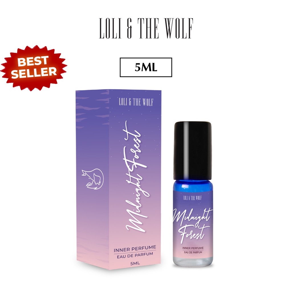 Nước hoa vùng kín nữ Midnight Forest Eau De Parfum lưu hương lâu chai lăn 5ml - LOLI & THE WOLF
