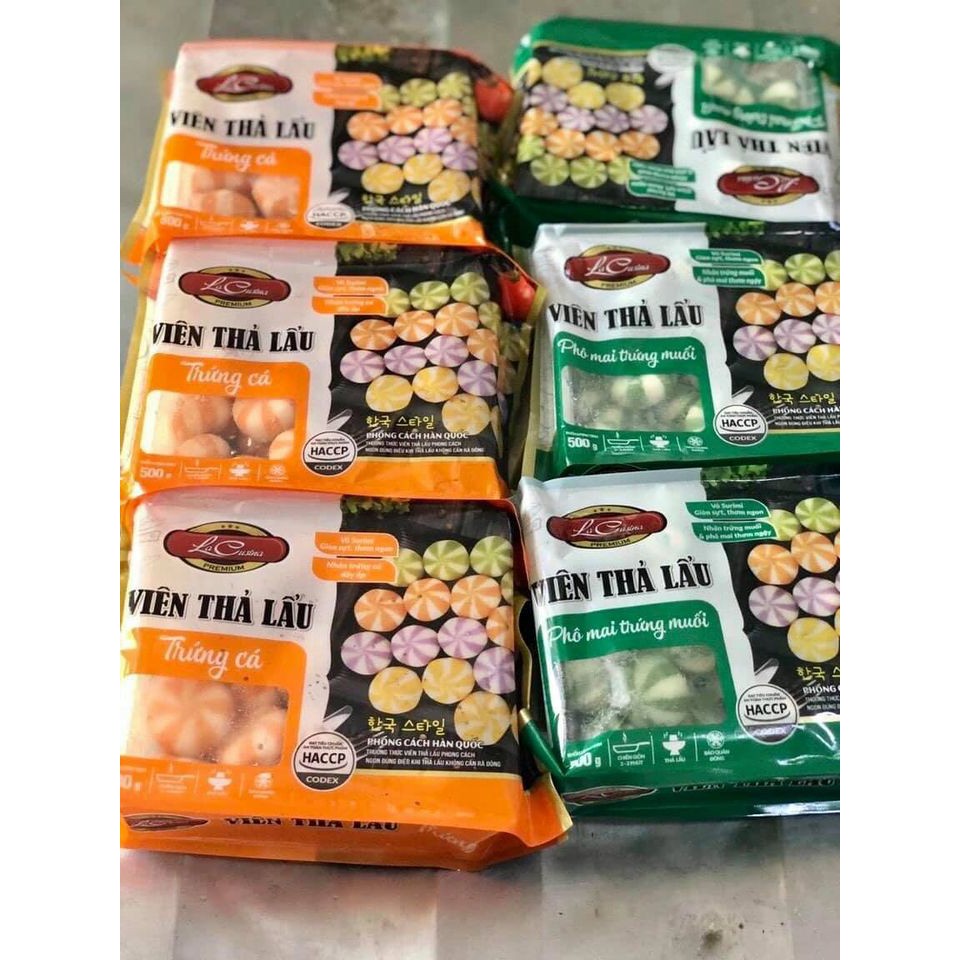 Viên thả lẩu lacusina túi 500gr