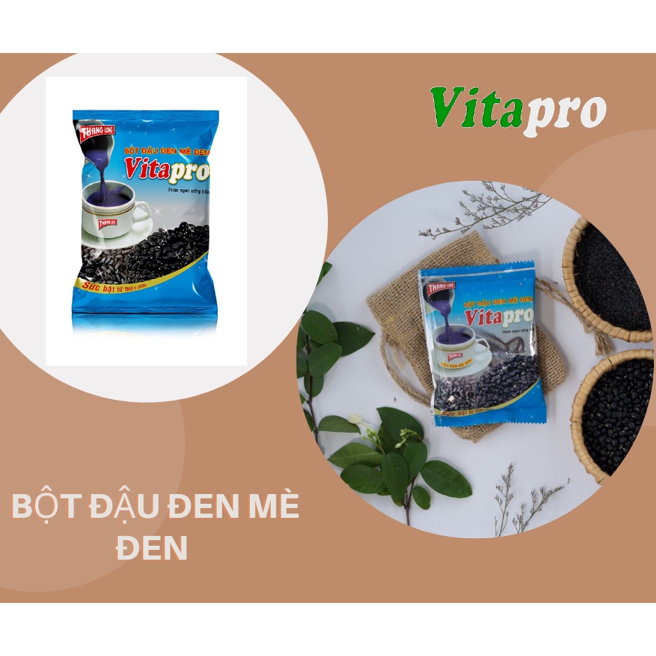 Bột đậu đen mè đen thơm ngon giá rẻ hỗ trợ kiểm soát cân nặng phù hợp mối đối tượng (không đường)