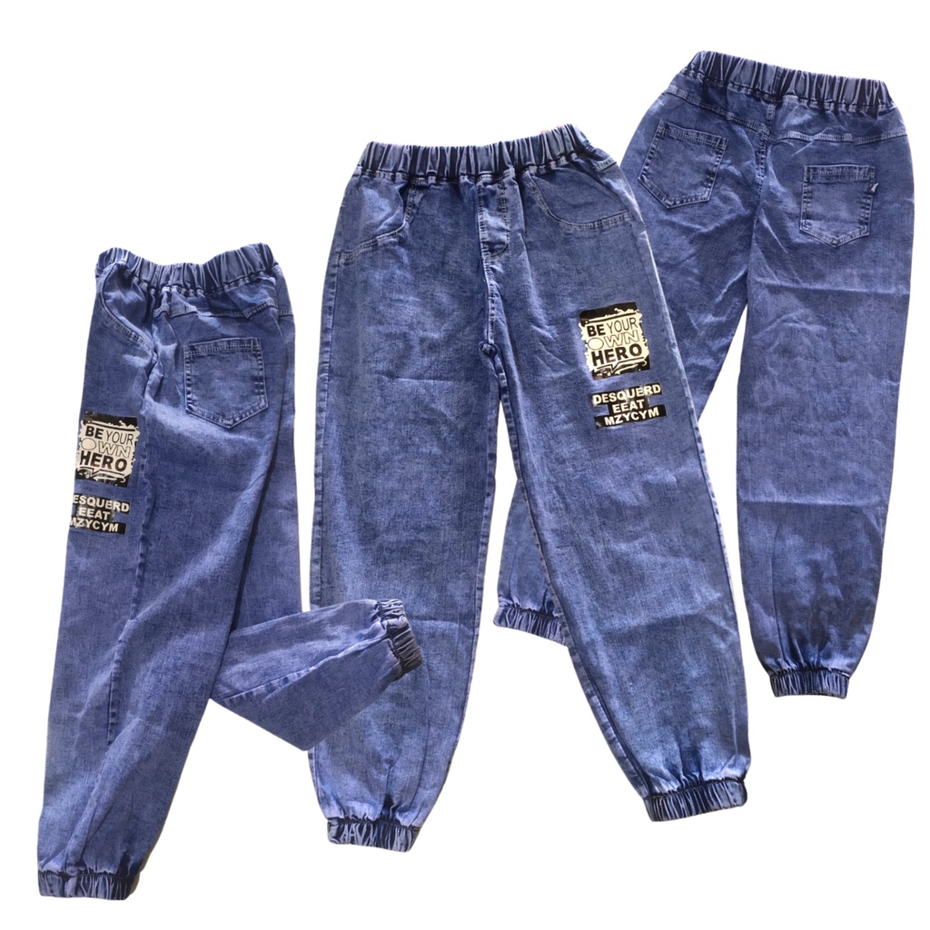 Quần jeans dài cá tính thời trang cho bé trai 35-42kg