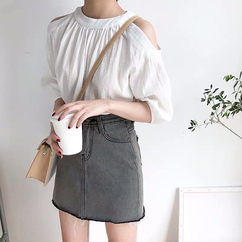 Sơ mi nữ hở vai